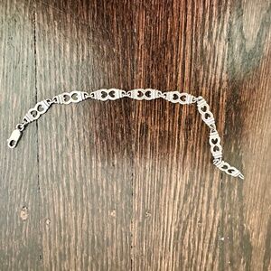 925 Sterling Silver Heart Chain Bracelet